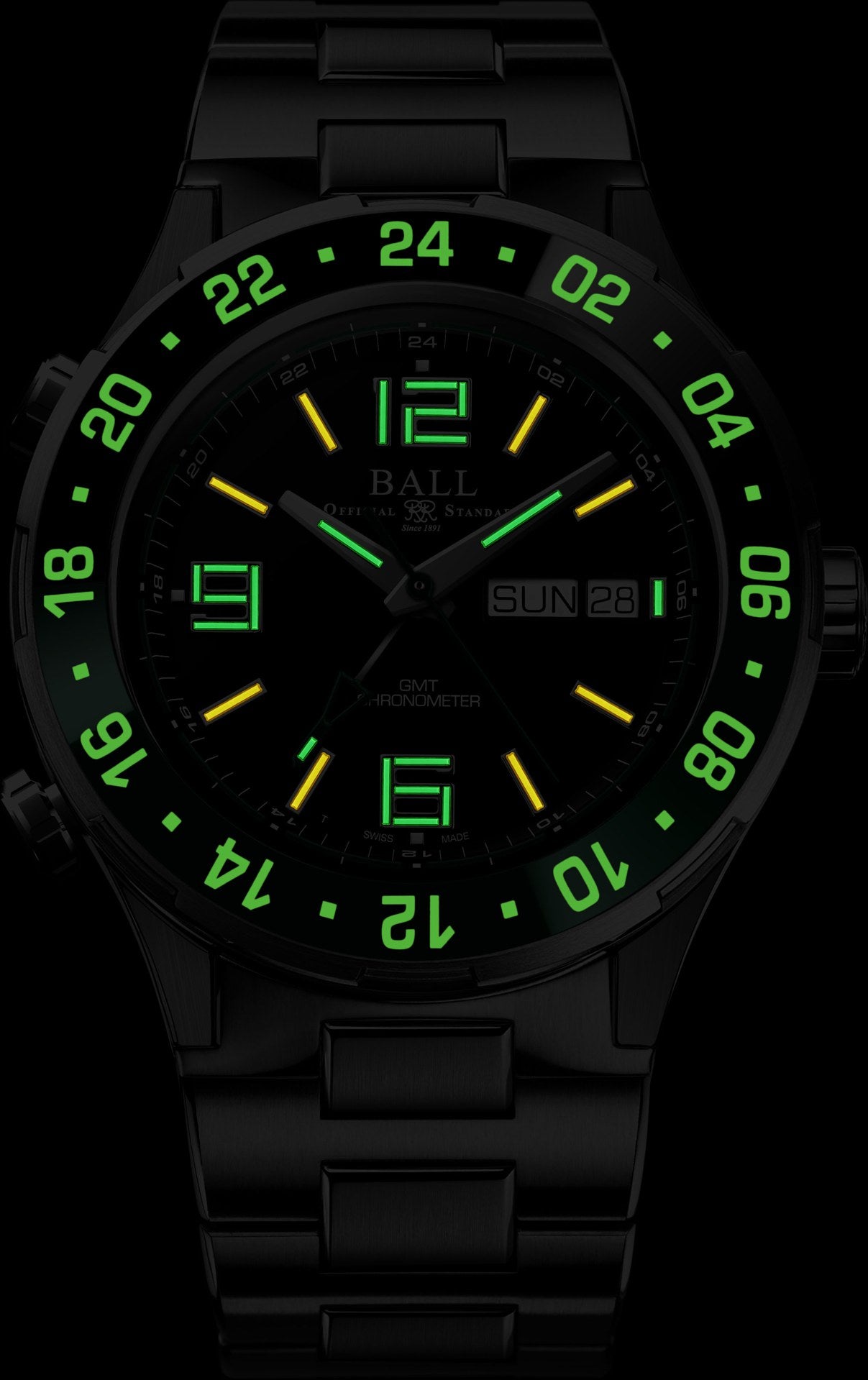BALL Roadmaster Marine GMT | DG3030B-S2C-BK