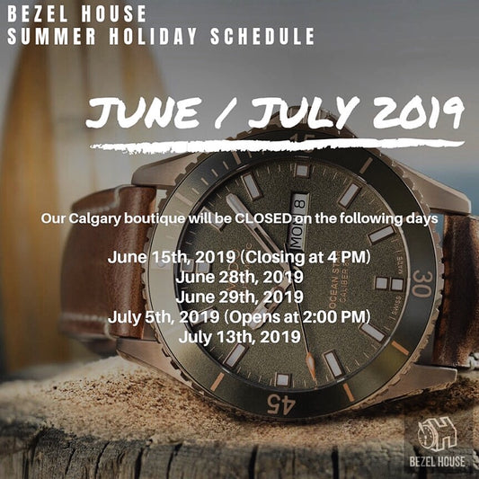 Closed for Canada Day Long Weekend