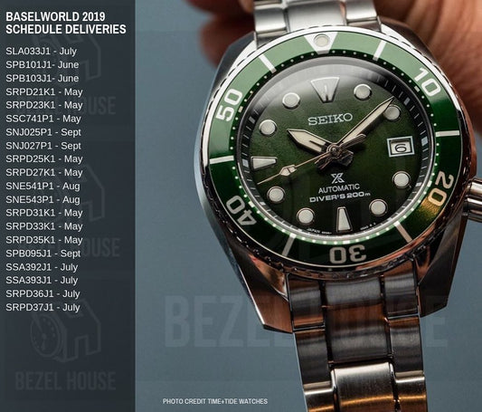 Schedule for Baselworld 2019 Seiko Releases!
