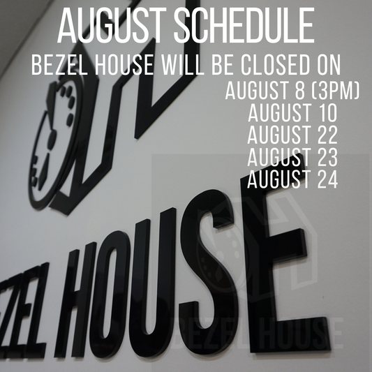 August 2019 Store Schedule