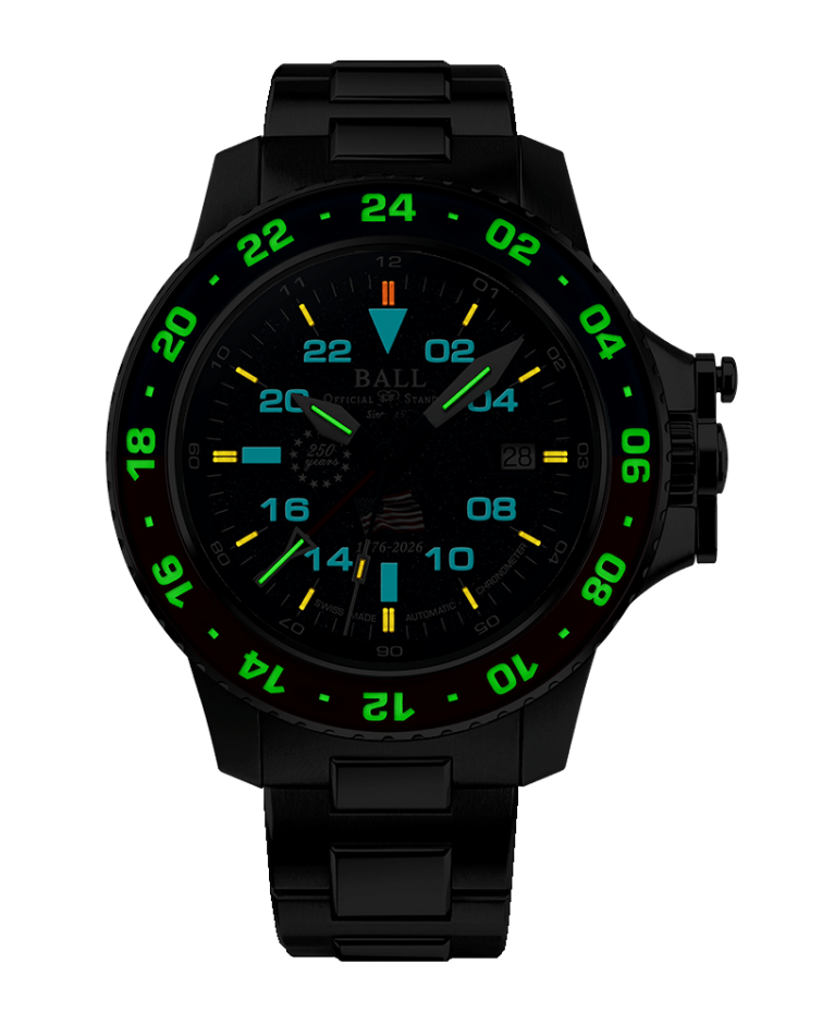 BALL Engineer Hydrocarbon AeroGMT II Patriot 40mm | DG2118C-S24C-ABE