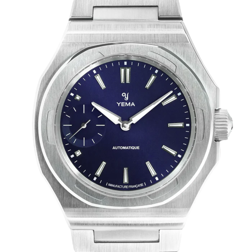 YEMA Wristmaster Slim Small Seconds CMM.29 Dial Blue 39mm | 76.26.29.05.SN.M