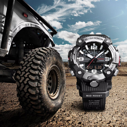 CASIO G-SHOCK Quad Sensor MASTER OF G-LAND Black and Metallic | GGB100XM-1A