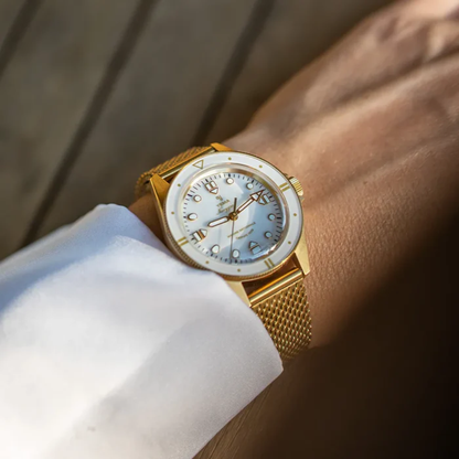 YEMA Navygraf Marine Nationale 400th Anniversary Edition Femme 34mm | YMHF1592MN-BM