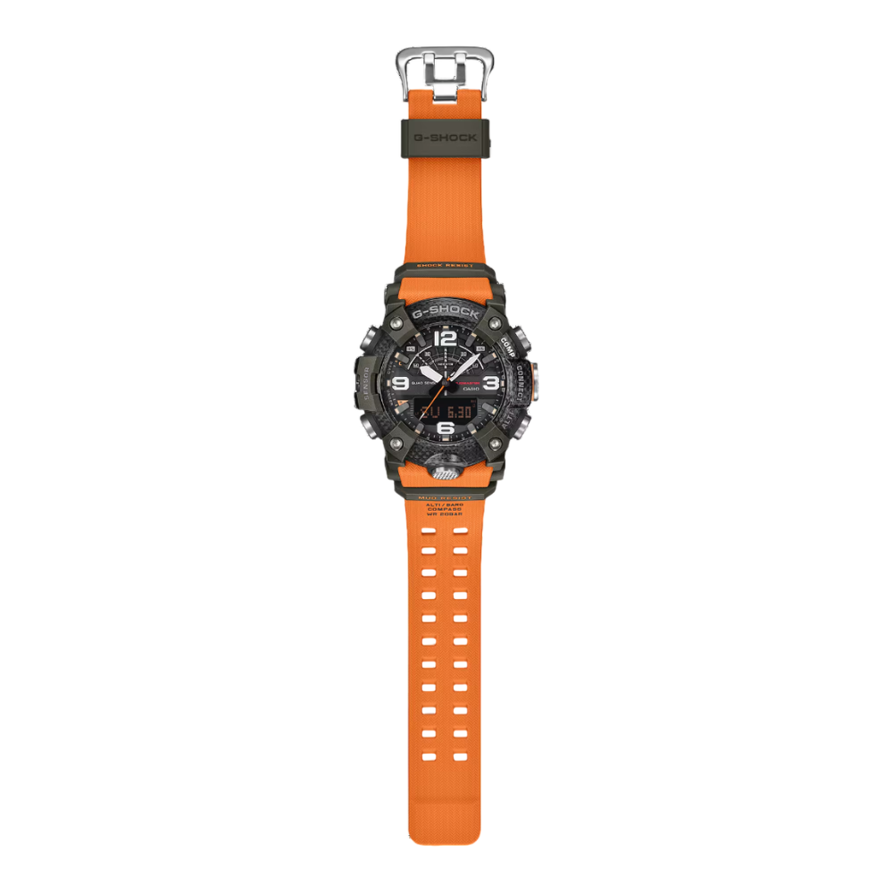 CASIO G-SHOCK Quad Sensor MASTER OF G-LAND Mudmaster Black/Orange | GGB100X-1A9