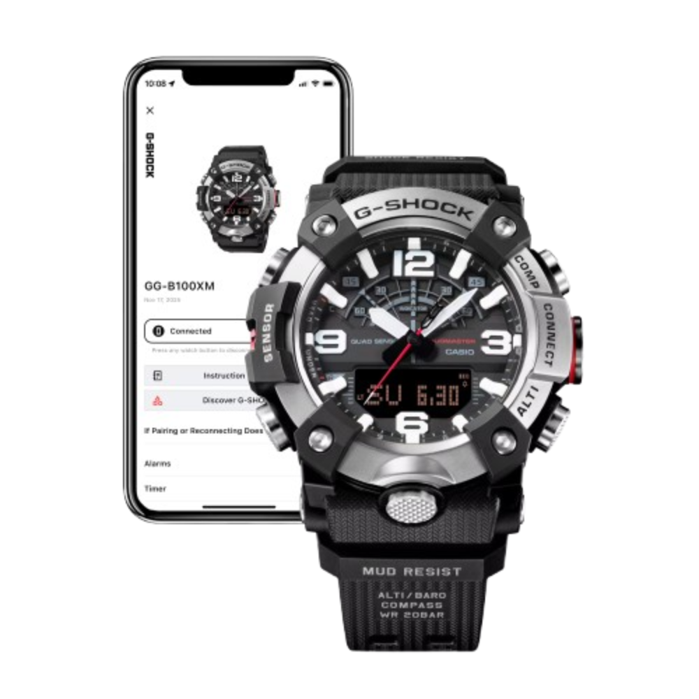 CASIO G-SHOCK Rugged MASTER OF G-LAND MUDMASTER Black Dial | GGB100XMB-1A