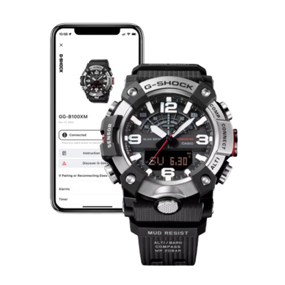 CASIO G-SHOCK Rugged MASTER OF G-LAND MUDMASTER Black Dial | GGB100XMB-1A