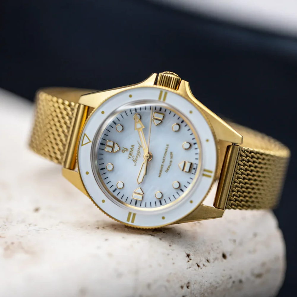 YEMA Navygraf Marine Nationale 400th Anniversary Edition Femme 34mm | YMHF1592MN-BM