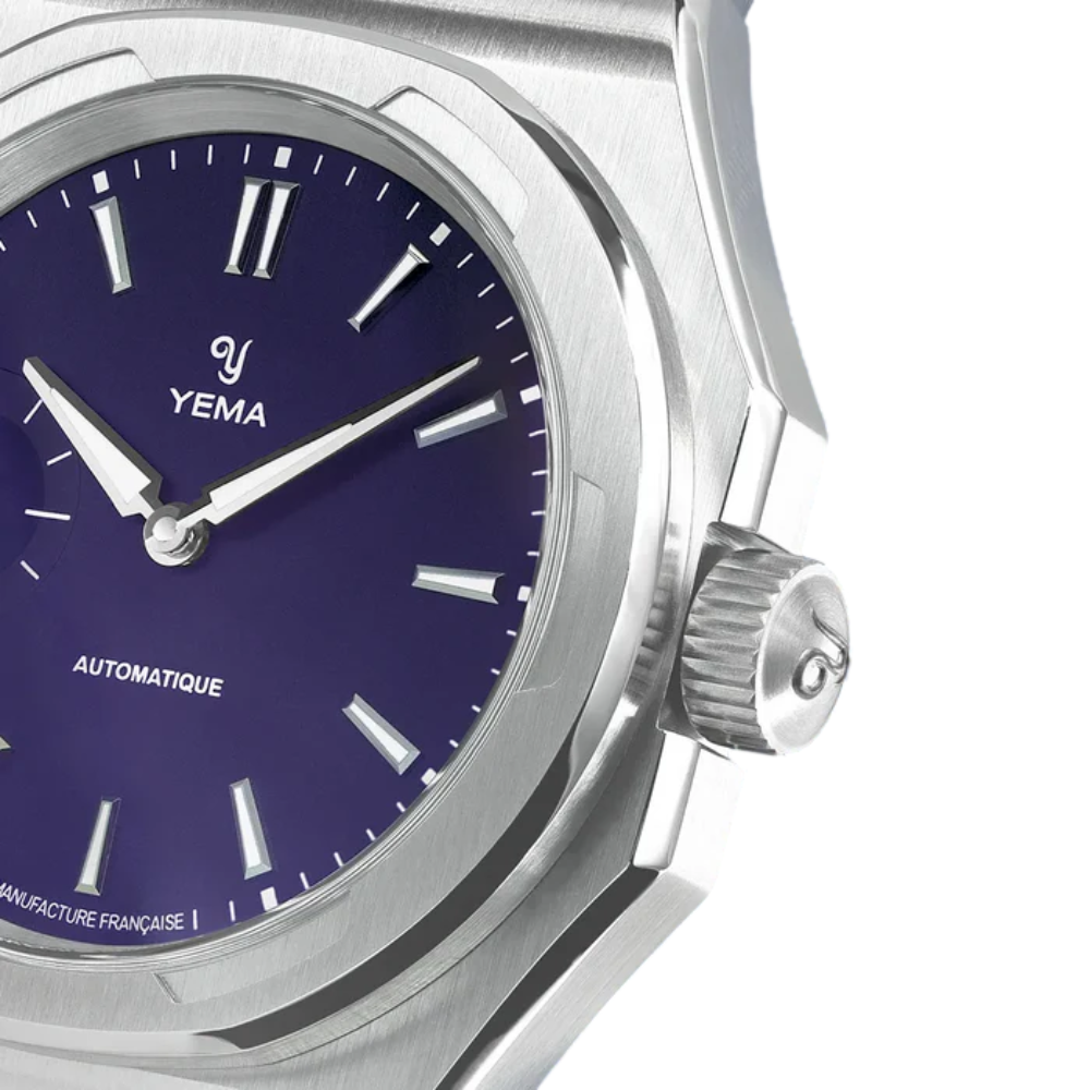 YEMA Wristmaster Slim Small Seconds CMM.29 Dial Blue 39mm | 76.26.29.05.SN.M
