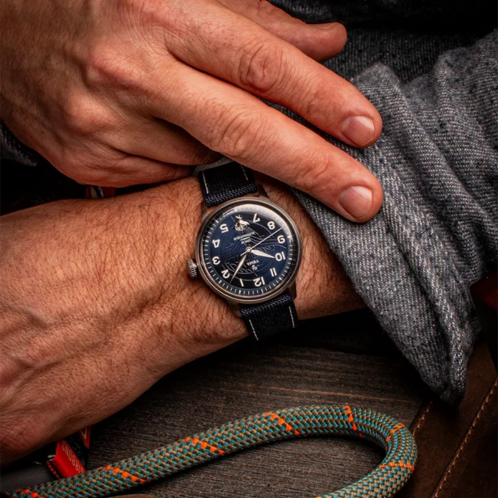 YEMA Flygraf CPA10 Blue Dial 40mm | 64.25.10.05.TN.D5