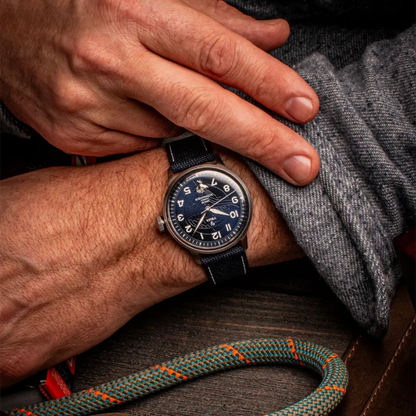 YEMA Flygraf CPA10 Blue Dial 40mm | 64.25.10.05.TN.D5