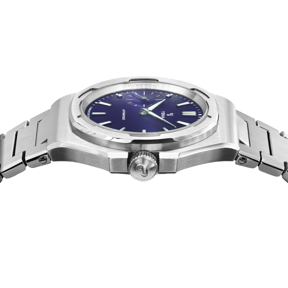 YEMA Wristmaster Slim Small Seconds CMM.29 Dial Blue 39mm | 76.26.29.05.SN.M