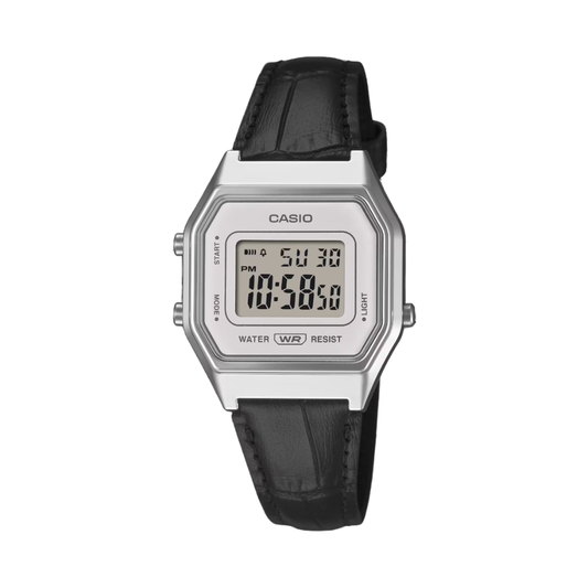 CASIO VINTAGE Black Genuine Leather Strap | LA680WEL-1