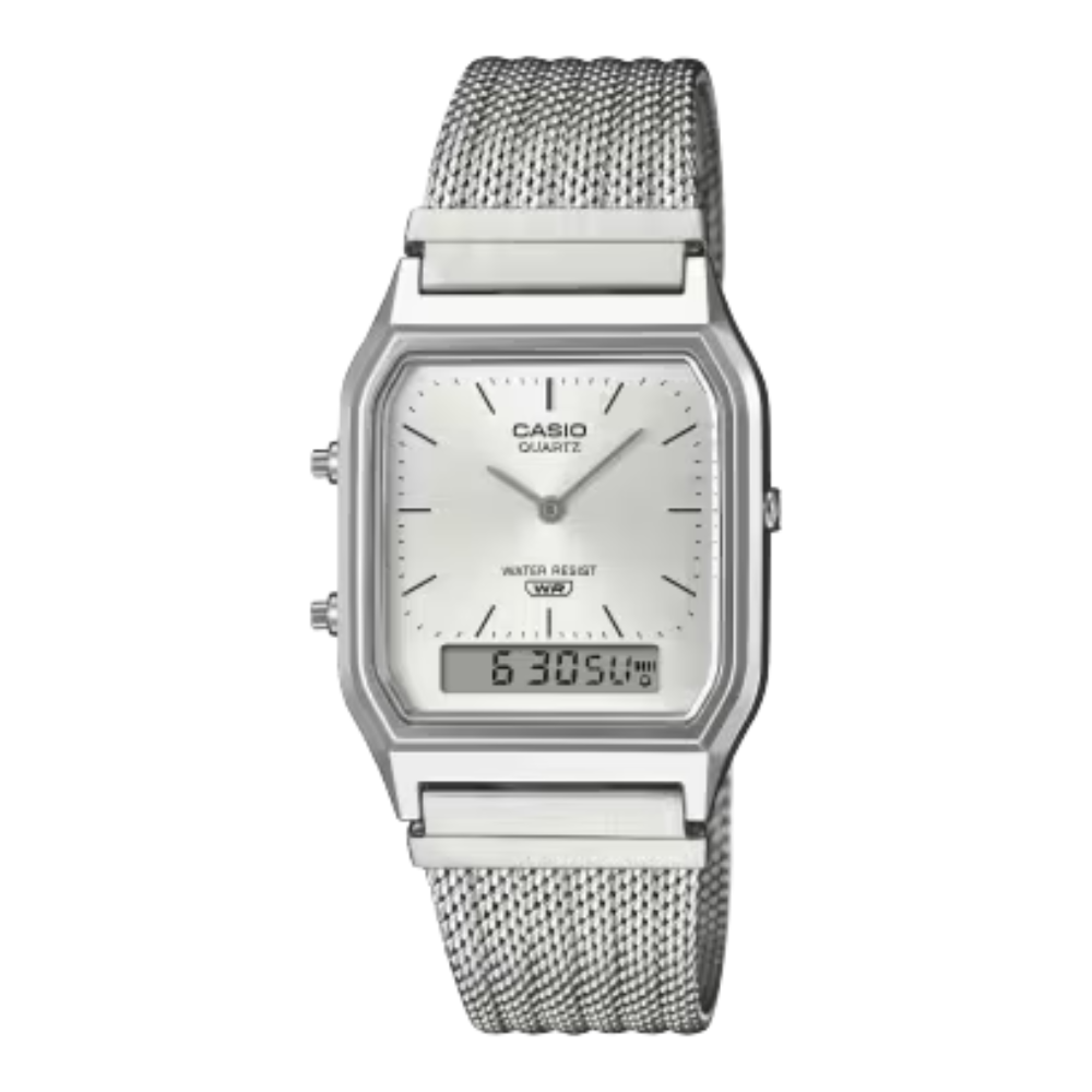 CASIO Quartz Vintage Stainless Steel  | AQ230EM-7A