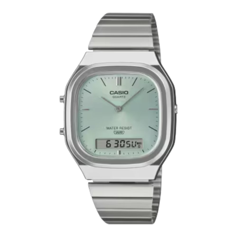 CASIO VINTAGE Quratz Light Blue Dial | AQ240E-2A