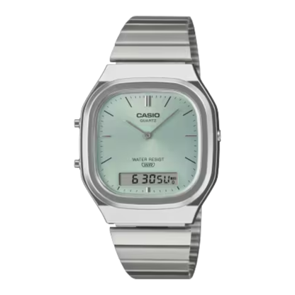 CASIO VINTAGE Quratz Light Blue Dial | AQ240E-2A