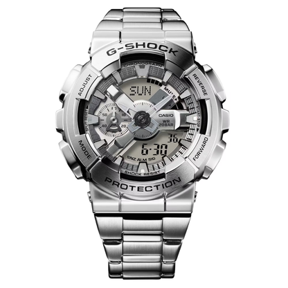 CASIO G-SHOCK G-STEEL 110 SERIES Silver Dial | GM110D-8A