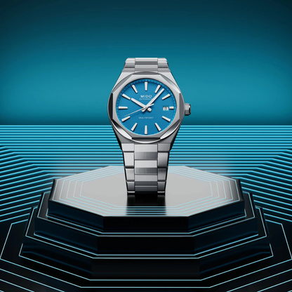 MIDO Multifort 8 One Crown Turquoise Dial | M055.507.11.041.00
