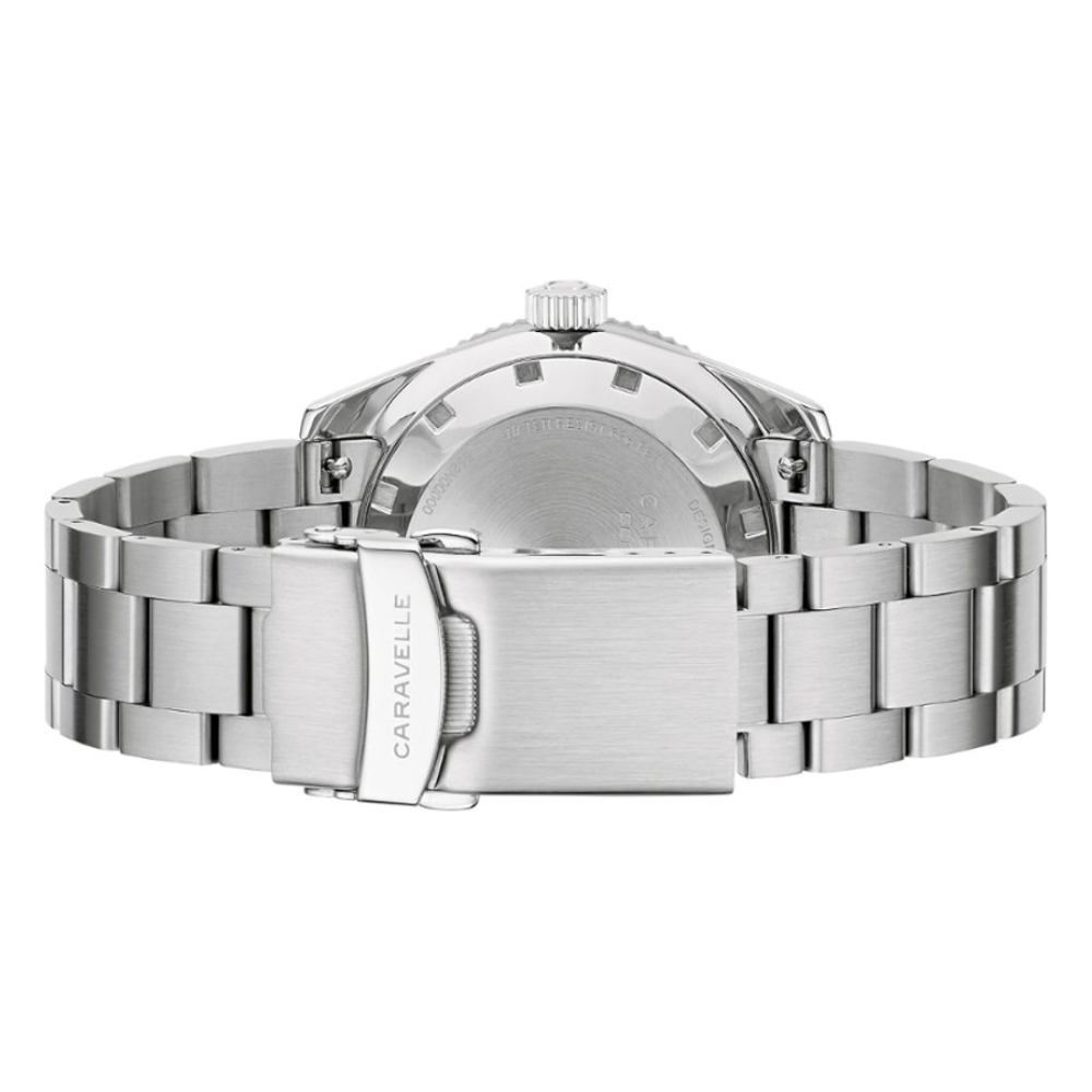 Caravelle Sea Hunter Automatic Stainless Steel with Black Dial | 43B175