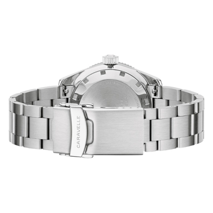 Caravelle Sea Hunter Automatic Stainless Steel with Black Dial | 43B175