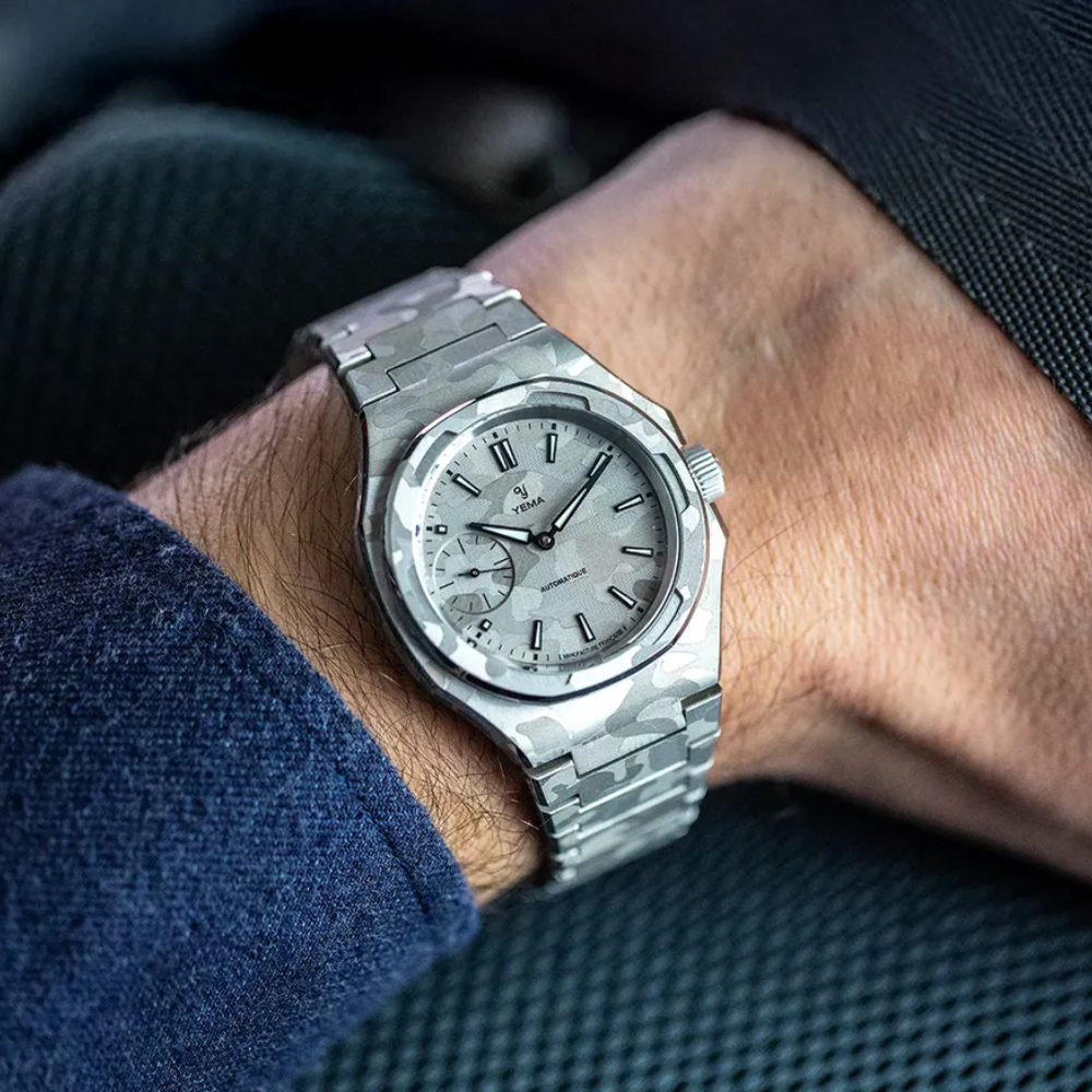 YEMA Wristmaster Slim Small Seconds CMM.29 Camo Special Edition | 76.26.29.09.SNL.M