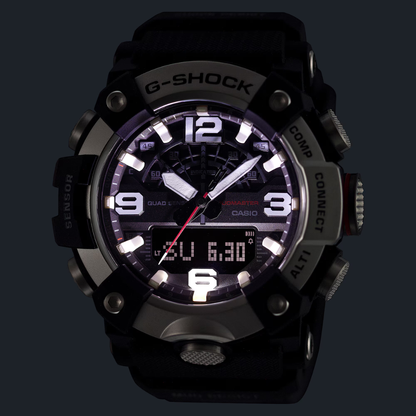 CASIO G-SHOCK Quad Sensor MASTER OF G-LAND Black and Metallic | GGB100XM-1A