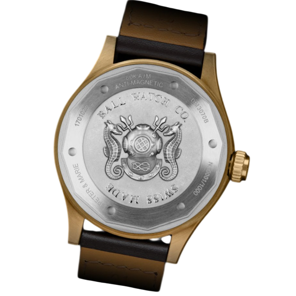 BALL Roadmaster StarLight Bronze Blue Dial 42mm | DM3070B-LC-BE