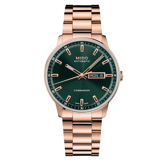 MIDO Automatic Commander Datoday Green Dial | M021.430.33.091.00