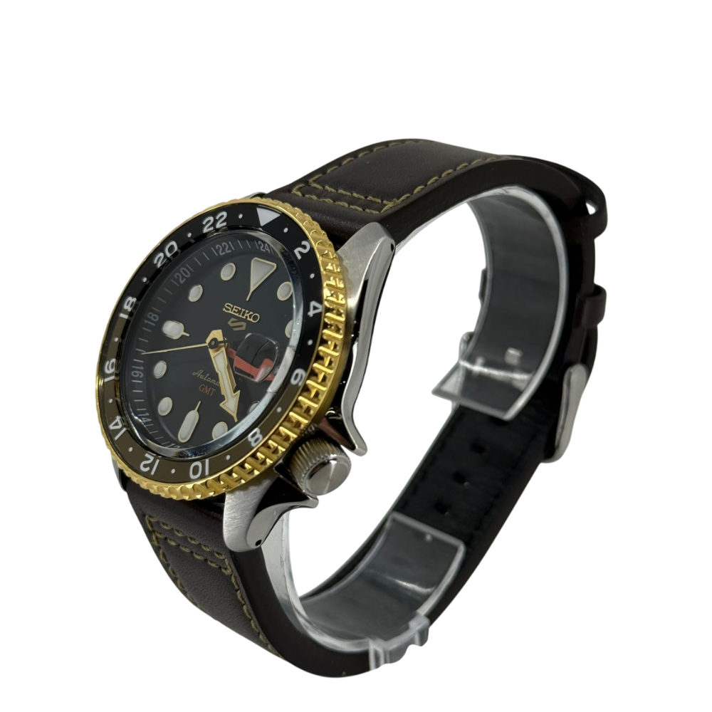 Seiko 5 Sports GMT black dial  (SSK036)