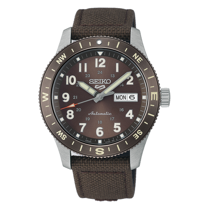 SEIKO Automatic 5 Sports Field series Earthy Brown Dial | HDB009