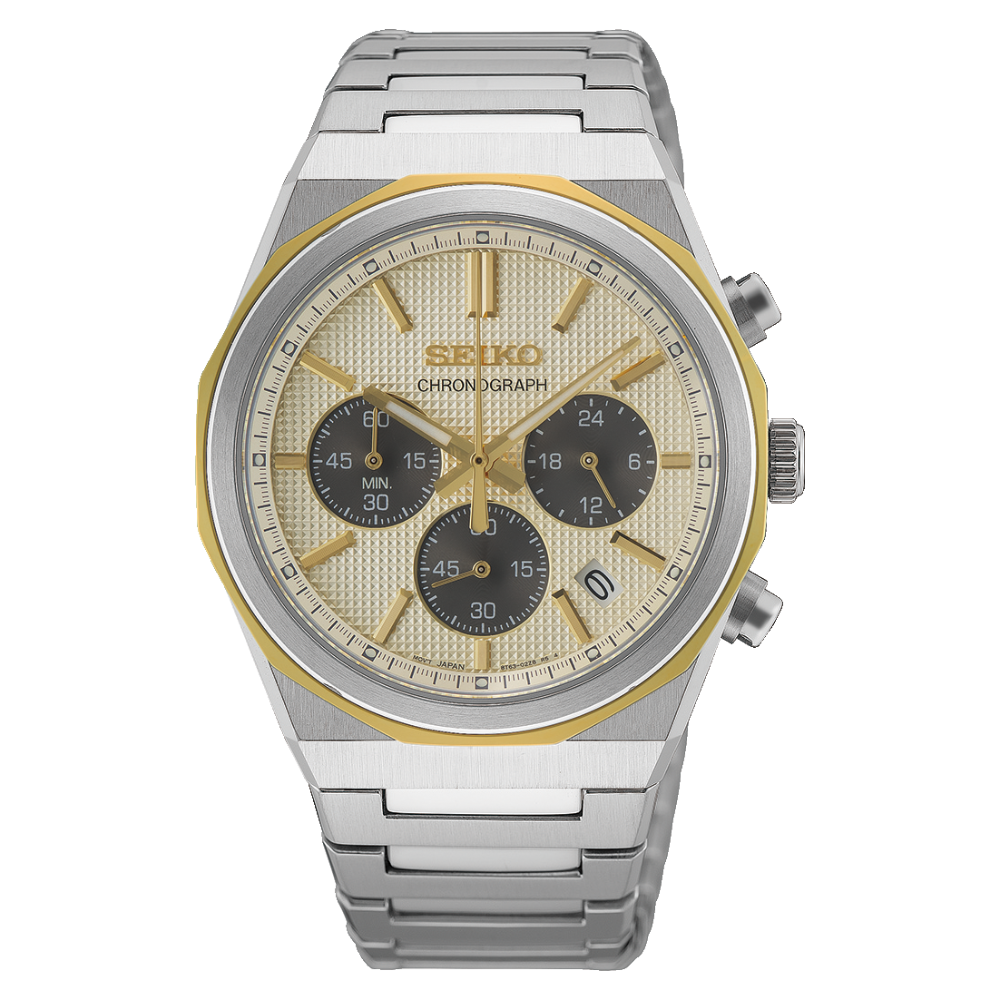 SEIKO Discover More Chronograph Champagne Dial | HGK001