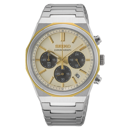 SEIKO Discover More Chronograph Champagne Dial | HGK001