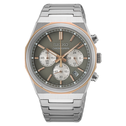 SEIKO Chrondgraph Discover More Olive-Grey Dial | HGK002