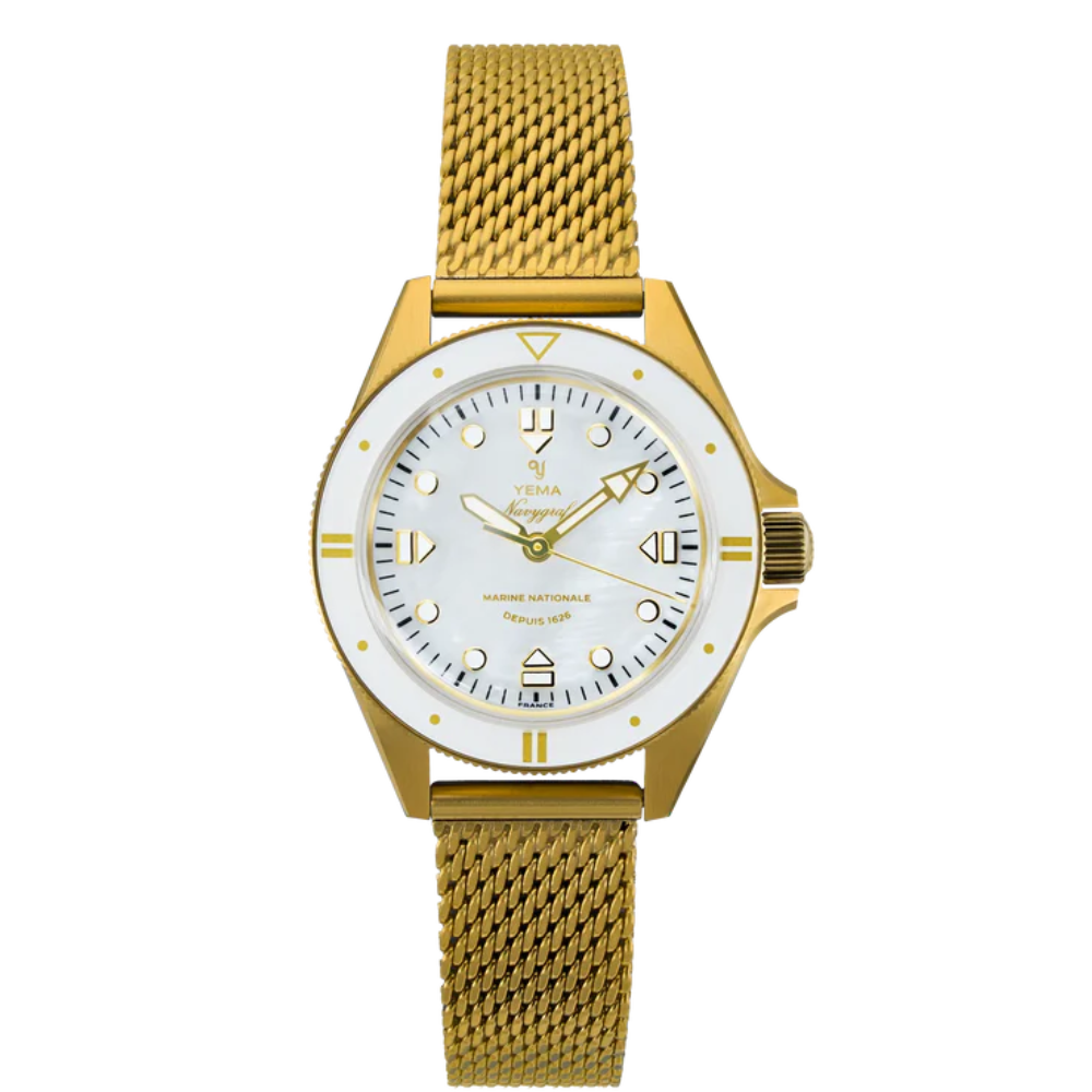 YEMA Navygraf Marine Nationale 400th Anniversary Edition Femme 34mm | YMHF1592MN-BM