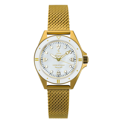 YEMA Navygraf Marine Nationale 400th Anniversary Edition Femme 34mm | YMHF1592MN-BM