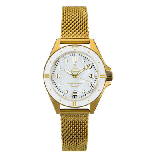 YEMA Navygraf Marine Nationale 400th Anniversary Edition Femme 34mm | YMHF1592MN-BM