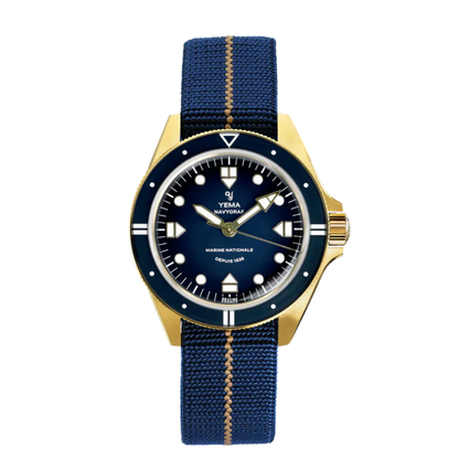 YEMA Navygraf Marine Nationale 400th Anniversary Edition 39mm | YMHF1591MN-GG