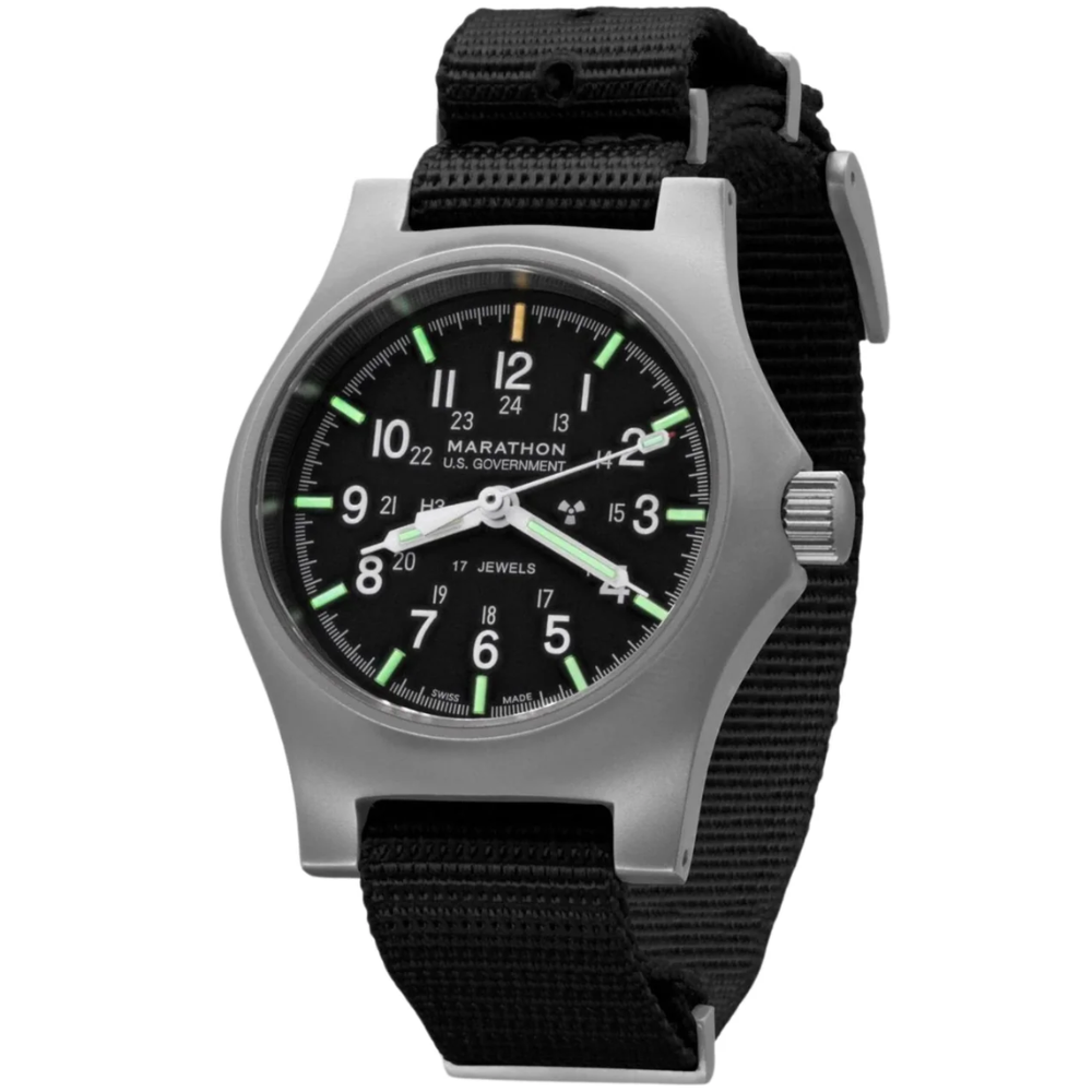 Marathon Officer’s Watch Mechanical GPM US Government Marking Black Dial 36mm | WW194003SS-0008