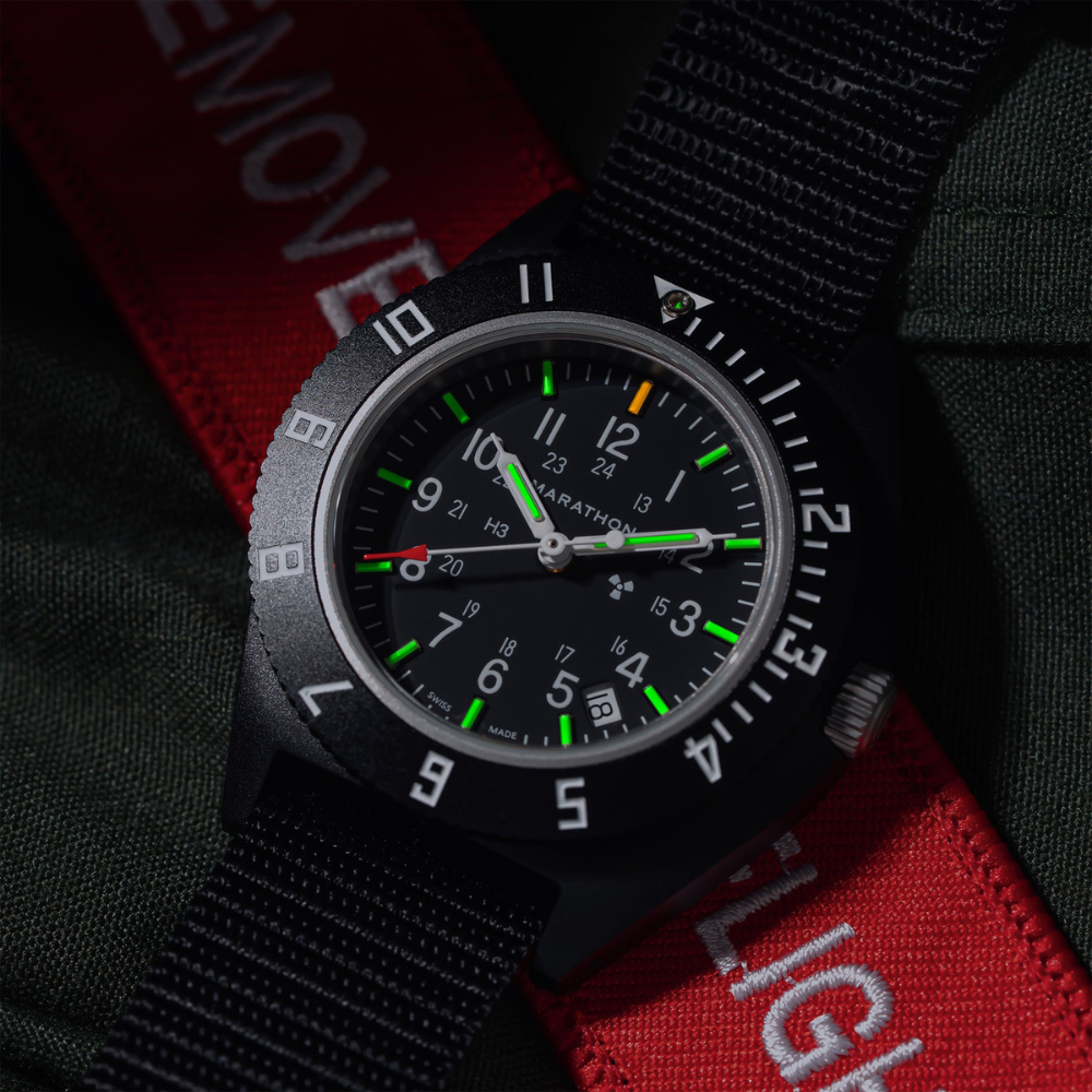 Marathon NAV-D Standard-Issue, Tritium Pilot's Quartz 41mm | WW194013BK-0101
