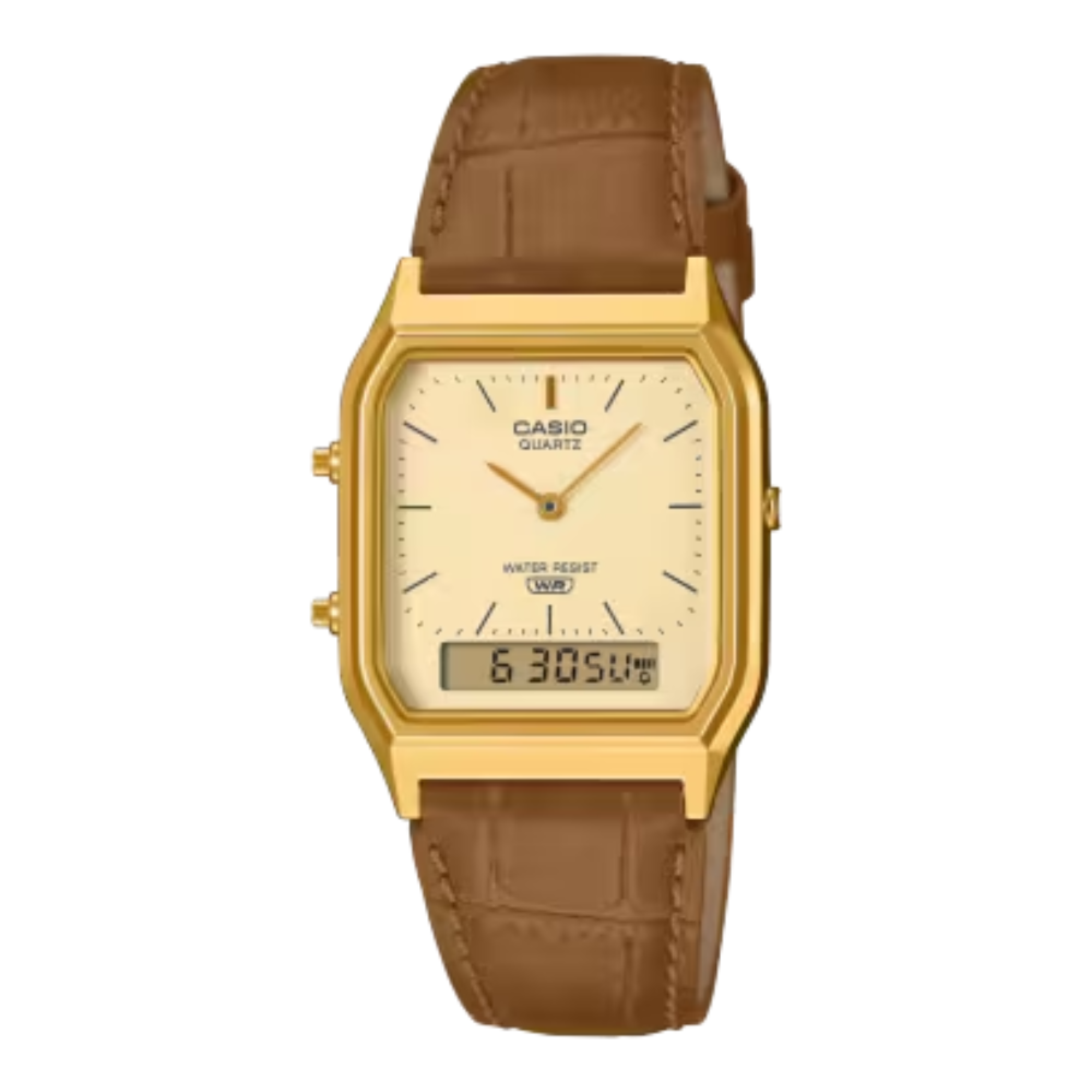 CASIO Quartz Vintage Gold Dial | AQ230EGL-9A