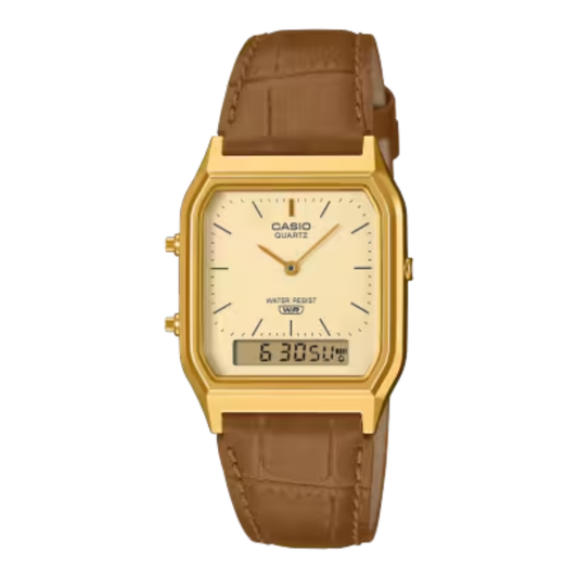 CASIO Quartz Vintage Gold Dial | AQ230EGL-9A