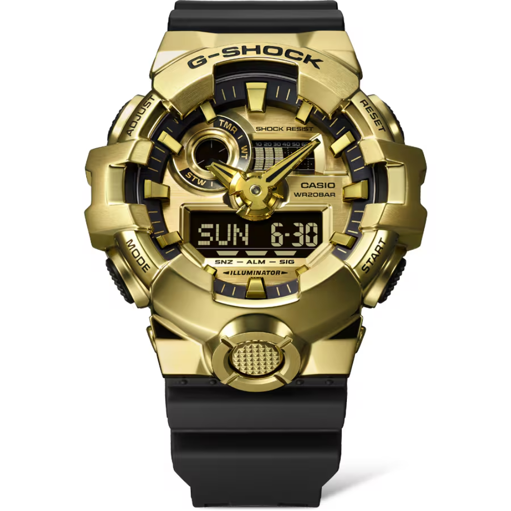 CASIO G-SHOCK G-STEEL 700 SERIES Gold Metal | GM700G-9A