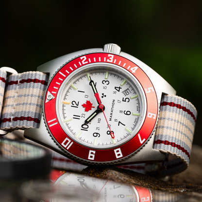 Marathon SSNAV-D AUTO Arctic Edition, Tritium Pilot's Automatic White Dial 41mm | WW194030SS-1601
