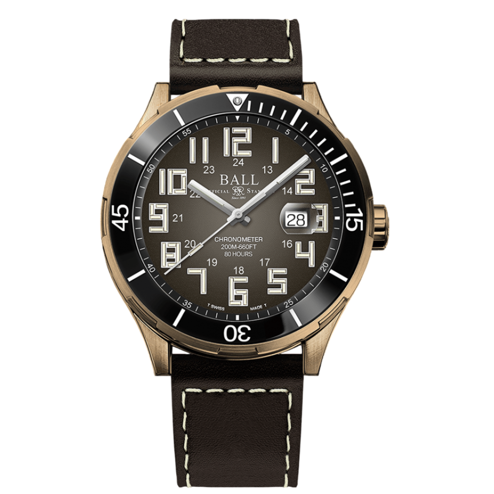 BALL Roadmaster StarLight Bronze Brown Dial 43mm | DD3072B-LC-BR