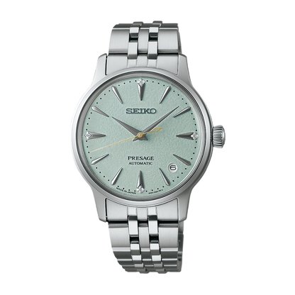 SEIKO Presage Cocktail Time Mint Dial With Diamond Markers | SRPL63