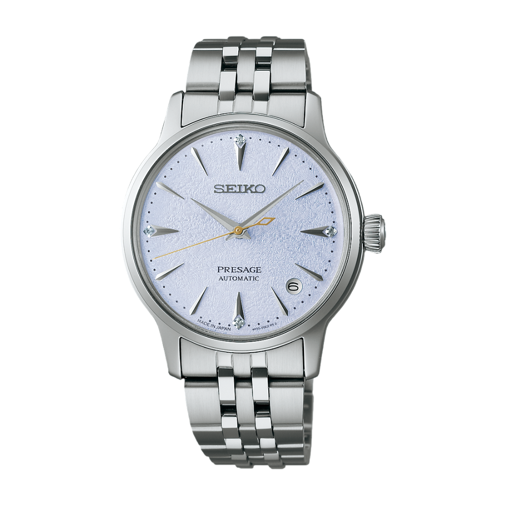 SEIKO Presage Cocktail Time Light Blue "Frozen Skydiving" Dial | SRPL61