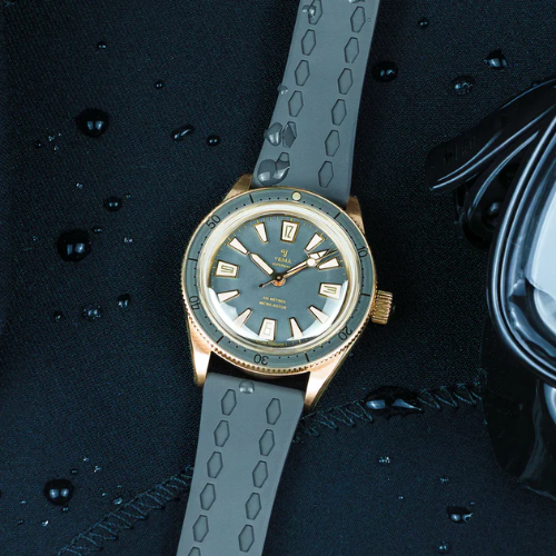 YEMA Skin Diver Slim CMM.20 Bronze Grey Limited Edition 39mm | 12.26.20.39.ZNL.U9
