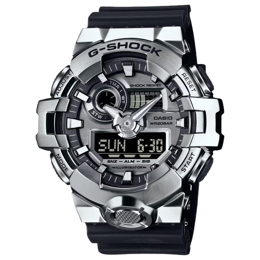 CASIO G-SHOCKG-STEEL 700 SERIES Silver Dial | GM700-1A