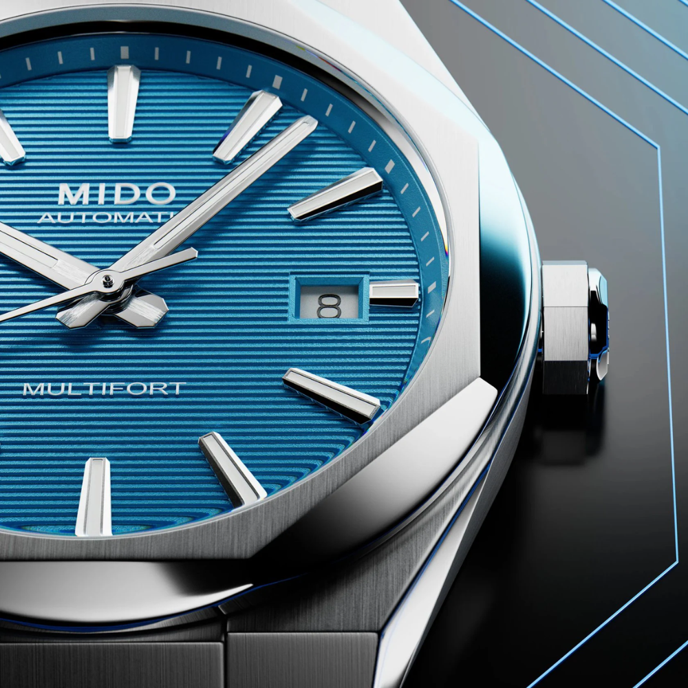 MIDO Multifort 8 One Crown Turquoise Dial | M055.507.11.041.00