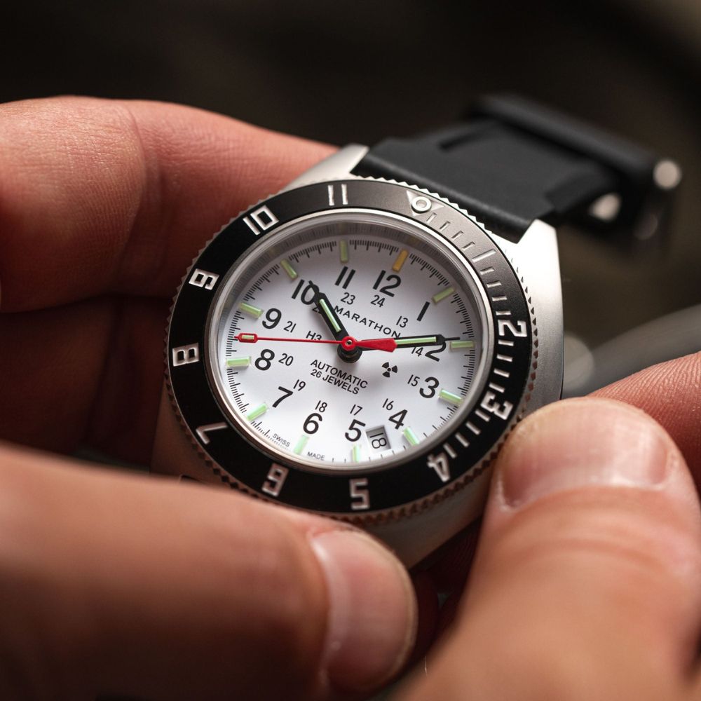 Marathon SSNAV-D AUTO Arctic Edition, Tritium Pilot's Automatic 41mm | WW194030SS-0530